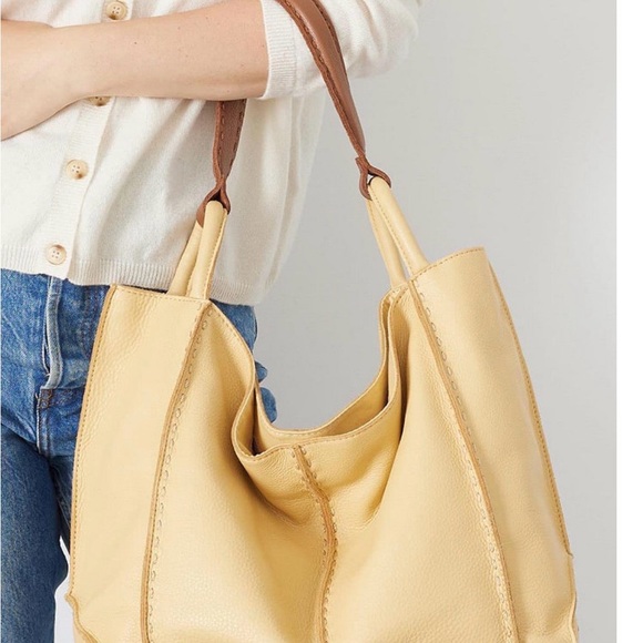 The Sak Tan Leather Tote Bag - Picture 5 of 9